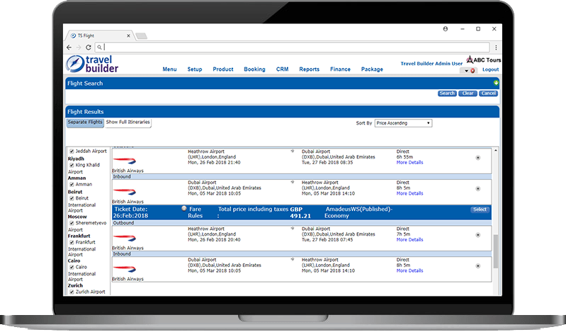 Out-Of-The-Box SaaS Reservations Management software